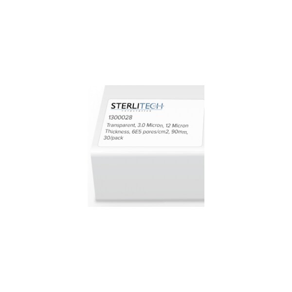 Sterlitech PETE Membrane Filters, Transparent, 3.0um, 90mm, PK30 1300028 - main